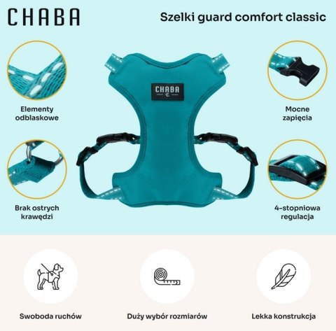 CHABA Szelki Guard Comfort Classic L morskie