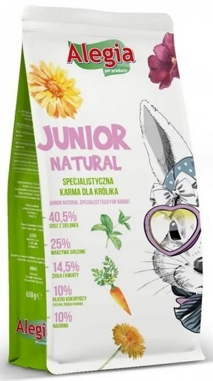 Alegia Junior Natural dla królika 650g