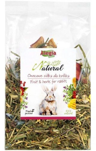 Alegia Natural Owocowe ziółka dla królika 130g