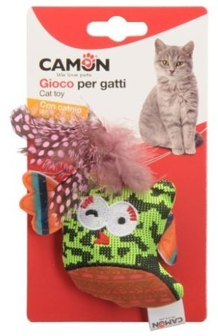 Camon Cat Toy Ptaszek z dzwonkiem i kocimietką 10cm