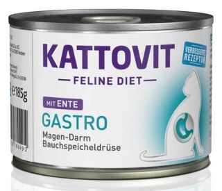 Kattovit Feline Diet Gastro kaczka puszka 185g