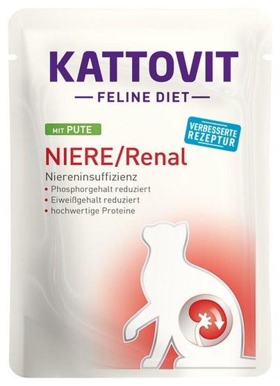 Kattovit Feline Diet Niere/Renal indyk saszetka 85g