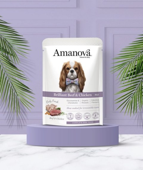 Amanova Adult Brilliant Beef & Chicken saszetka 300g Amanova Adult Brilliant Beef & Chicken saszetka 300g