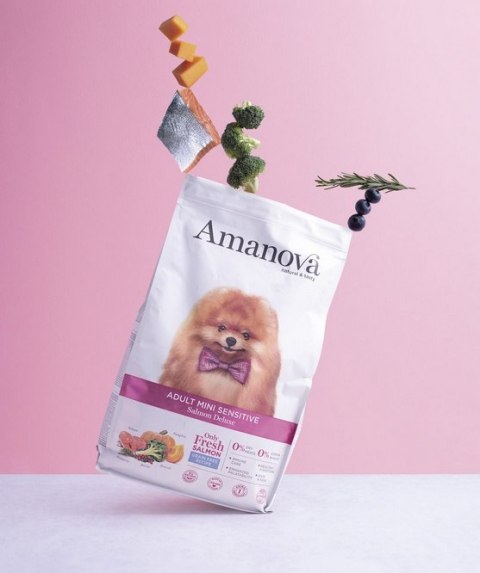 Amanova Adult Mini Sensitive Salmon Deluxe 800g Amanova Adult Mini Sensitive Salmon Deluxe 800g