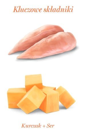 Amanova Kot Chicken & Cheese w bulionie puszka 70g Amanova Kot Chicken & Cheese w bulionie puszka 70g