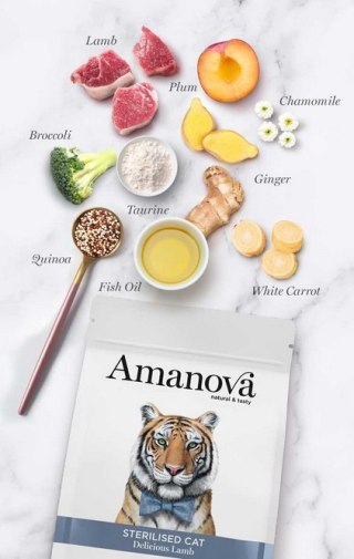 Amanova Kot Sterilised Delicious Lamb 1,5kg