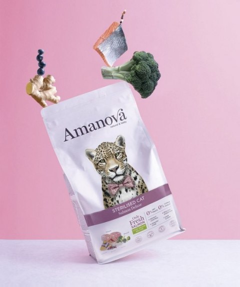 Amanova Kot Sterilised Salmon Deluxe 300g