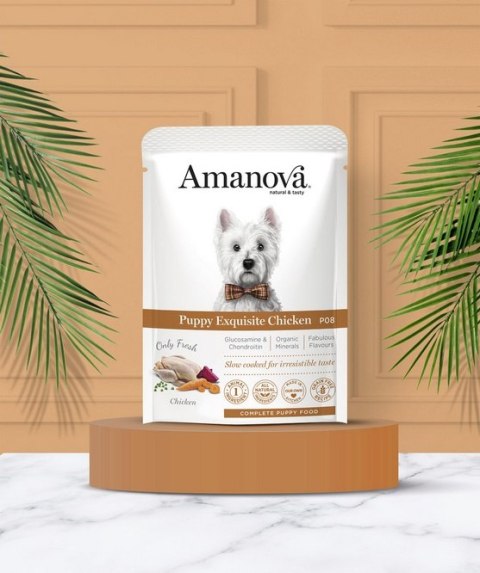 Amanova Puppy Exquisite Chicken saszetka 300g