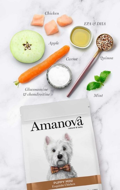 Amanova Puppy Mini Exquisite Chicken 2kg Amanova Puppy Mini Exquisite Chicken 2kg