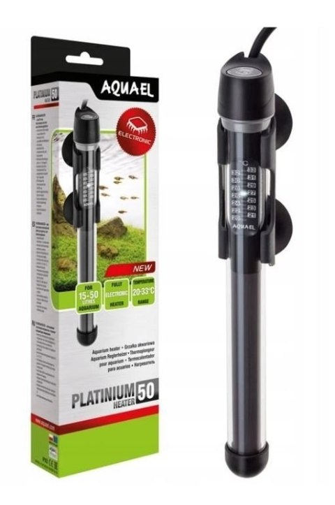 AQUAEL Grzałka Szklana Platinium 50W AQUAEL Grzałka Szklana Platinium 50W