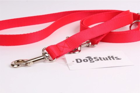 DogStuffs Smycz Regulowana - Czerwona 15mm/220cm DogStuffs Smycz Regulowana - Czerwona 15mm/220cm